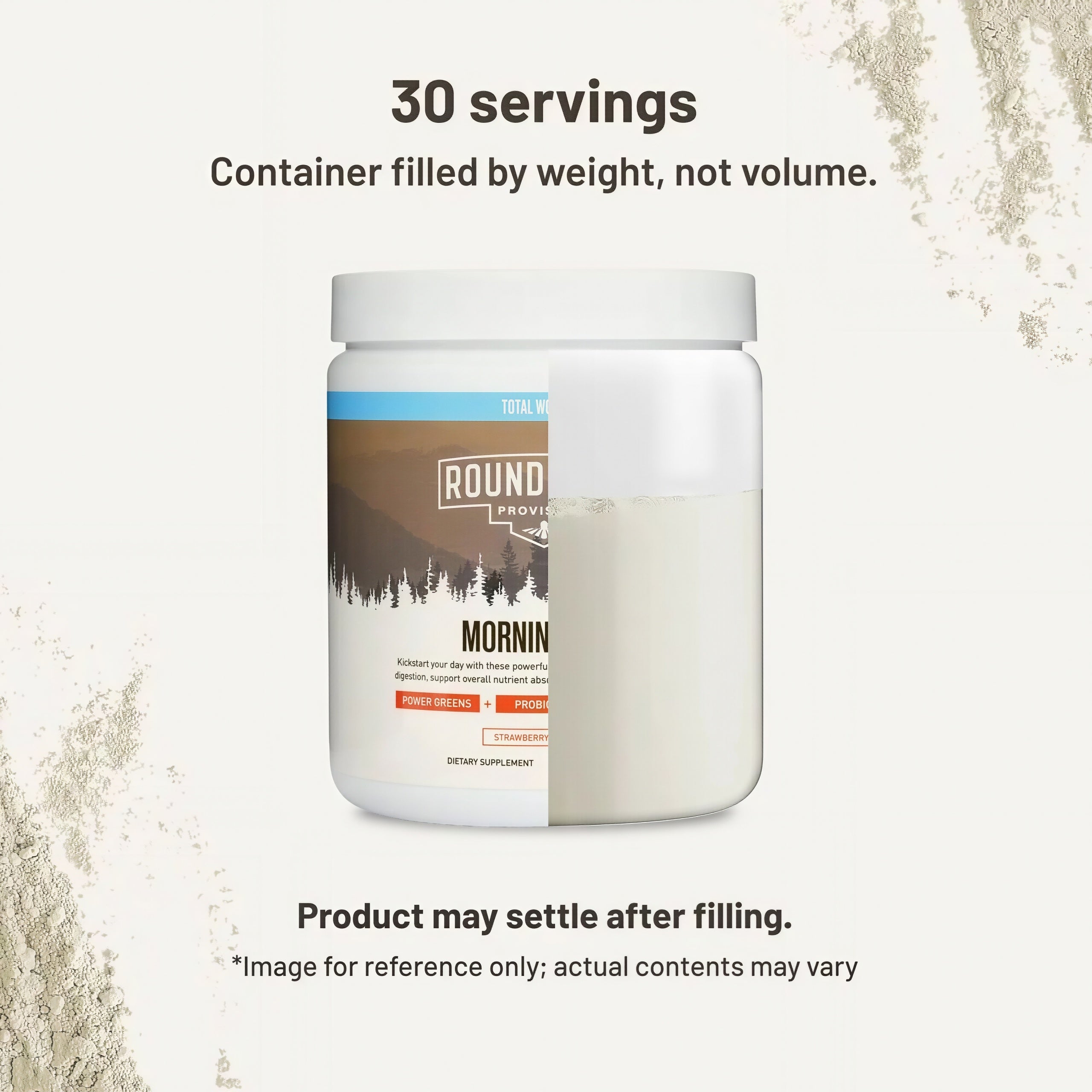Roundhouse Morning Kick Provisions Zero Sugar Greens Superfood Powder